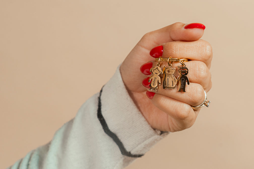 Llavero Personalizable – Familia, Amigos o Mascotas