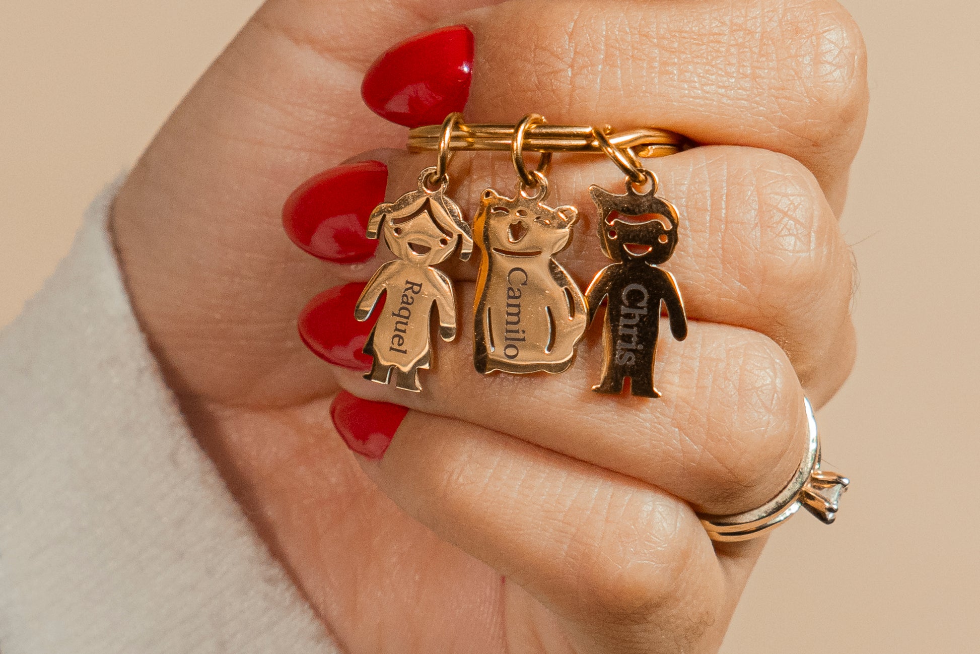 Llavero Personalizable – Familia, Amigos o Mascotas